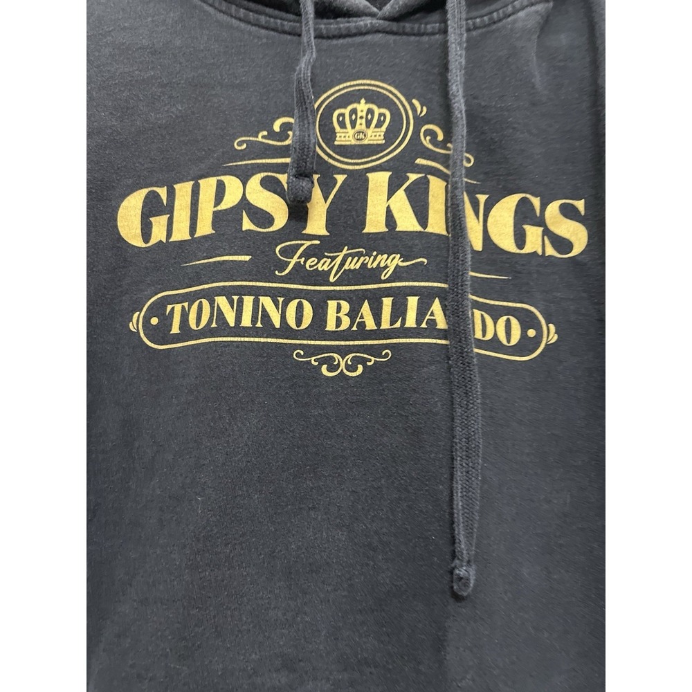 Rare Gipsy Kings Featuring Tonino Baliardo Renaissance Tour Hoodie Black XL